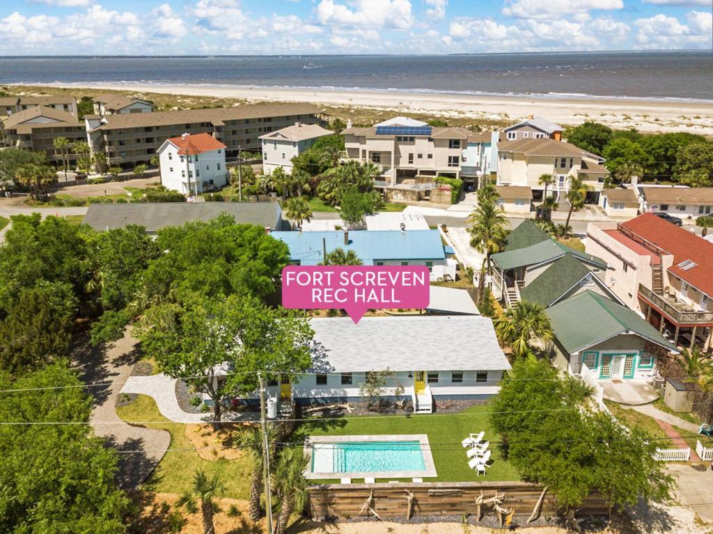 Vila Fort Screven Rec Hall Tybee Island Exteriér fotografie